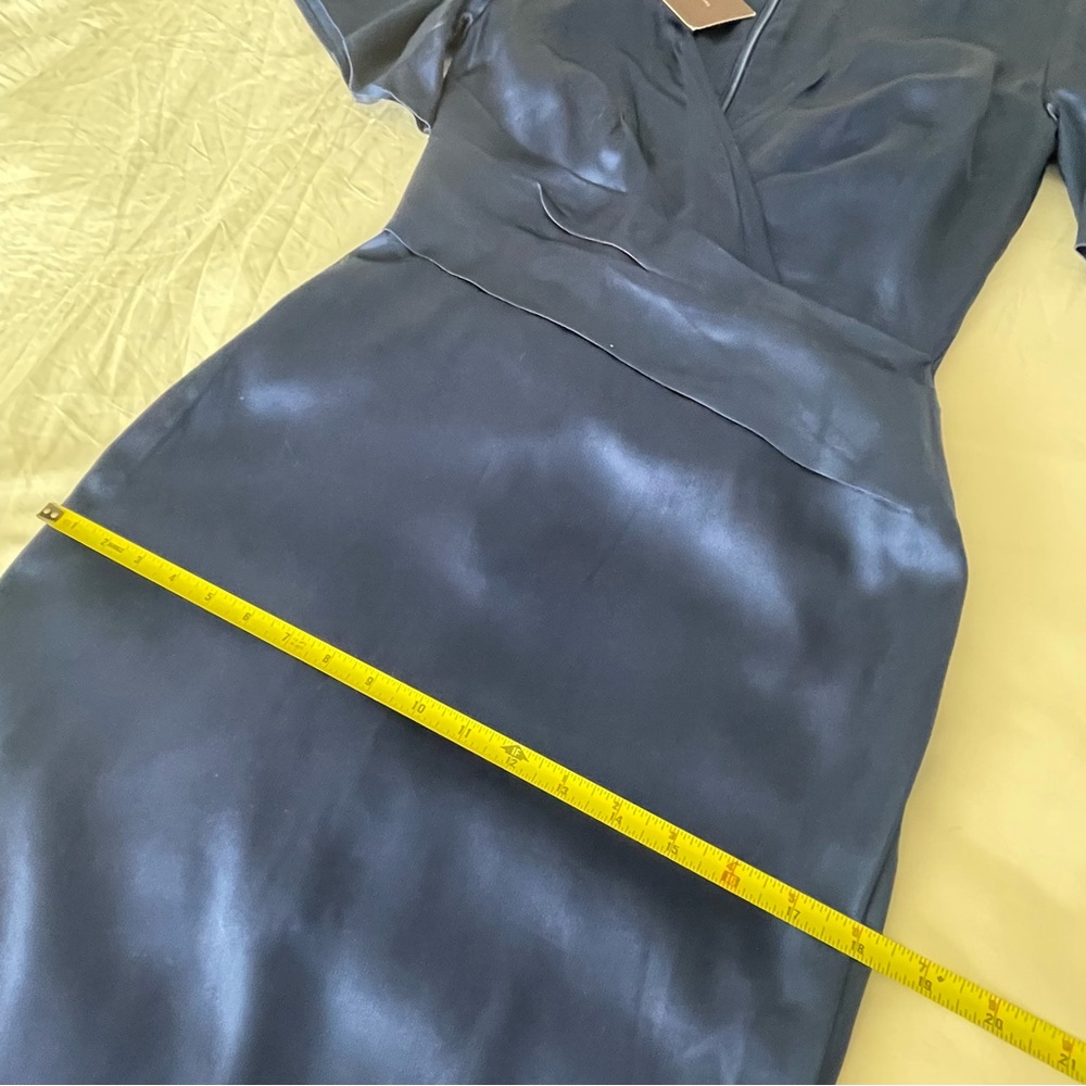 TALBOT‎ RUNHOF Tulip-Sleeve Satin Gown - Picture 12 of 16